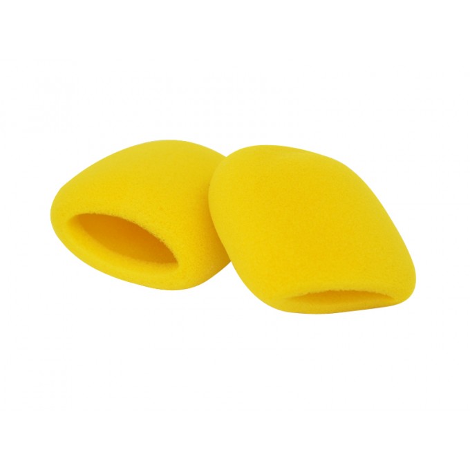 Поролоновая ветрозащита для ручных радиомикрофонов серии MH-, 2 шт., жёлтого цвета MIPRO 4CSW216